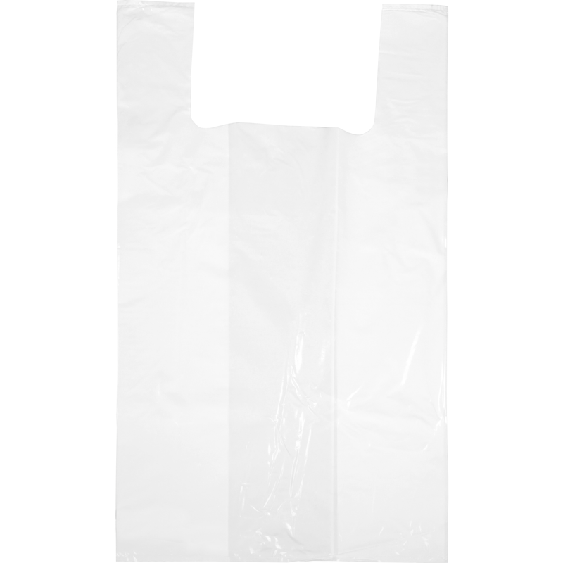 Klika - Tasche | LLDPE | geprüft | 30x 10x60cm | Hemd-Einkaufstasche | weiß | 1000 Stück