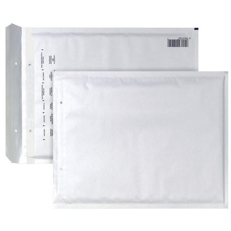 Airpro - Bong-Luftpolstertaschen, ft 270 x 360 mm, mit Streifenverschluss, Karton mit 100 Stück, weiß