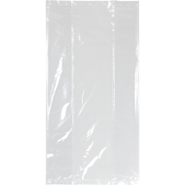 Klika - Tasche | Seitenfaltentasche | LDPE | 16/ 5x35cm | 18my | transparent | 1000 Stück