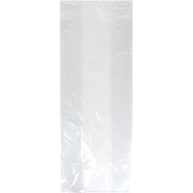 Klika - Tasche | Seitenfaltentasche | LDPE | 16/ 5x50cm | 18my | transparent | 1000 Stück