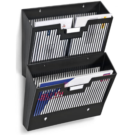 CEP -   First wandfolderhouder horizontaal, 1 vak, zwart