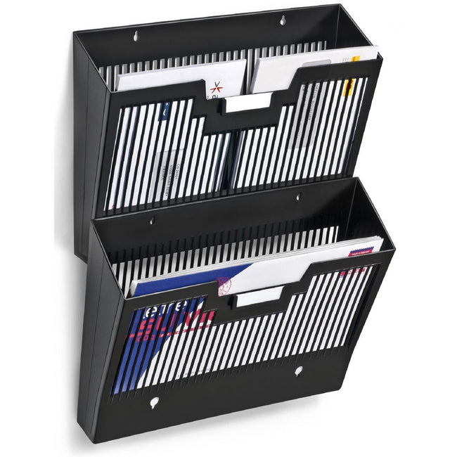 CEP -   First wandfolderhouder horizontaal, 1 vak, zwart