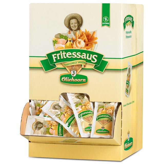 Oliehoorn - Fritessaus 35 % glutenfreier Beutel 198 x 20 ml