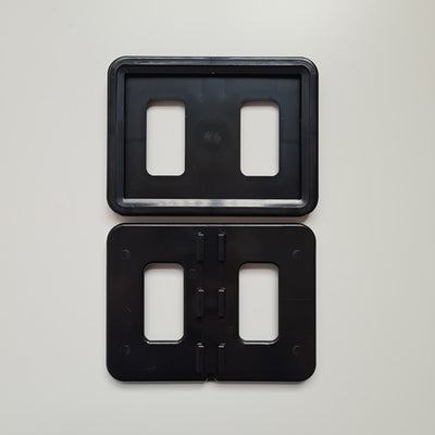 Klika - Preiskartenrahmen A7 105x74mm schwarz 90 Stück