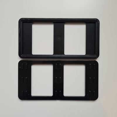 Klika - Preiskartenrahmen 210x99mm schwarz 50 Stück