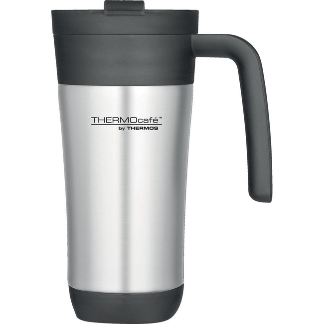 Thermoskanne - Reisebecher Thermocafé aus Edelstahl, Fassungsvermögen 425 ml