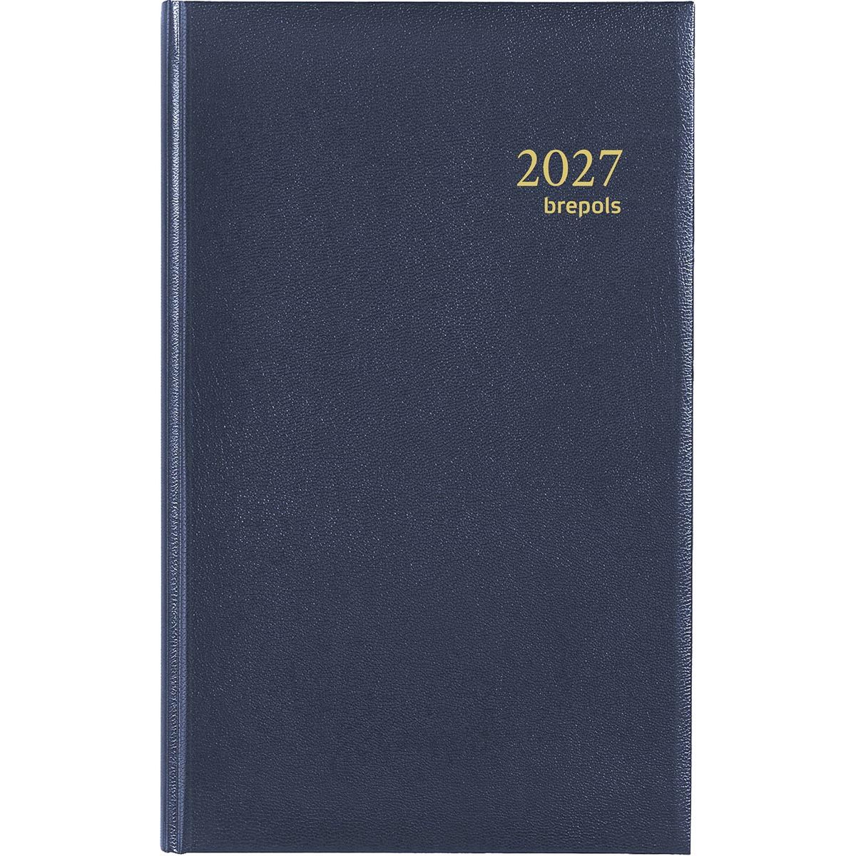 Brepols - Agenda Brefix Lima 6 Sprachen, blau, 2026