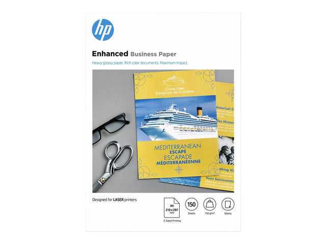 Fotopapier Laser HP CG965A 150GR A4 GLOSS WEISS 150VVE