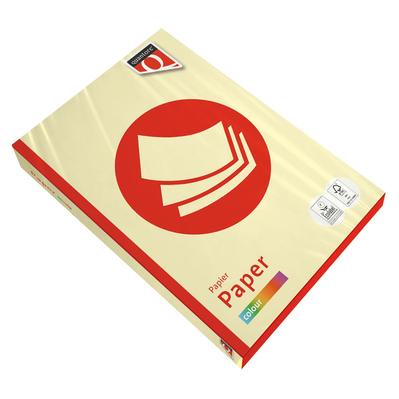 Quantore - Kopierpapier Farbe A4 80gr Kanariengelb 500 Blatt