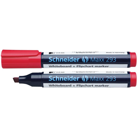 Schneider - Whiteboard + Flipchartmarker Maxx 293 rot