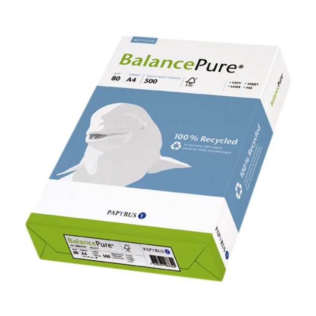 Balance - Kopierpapier Pure A4 80gr weiß 500 Blatt | 5 Stück