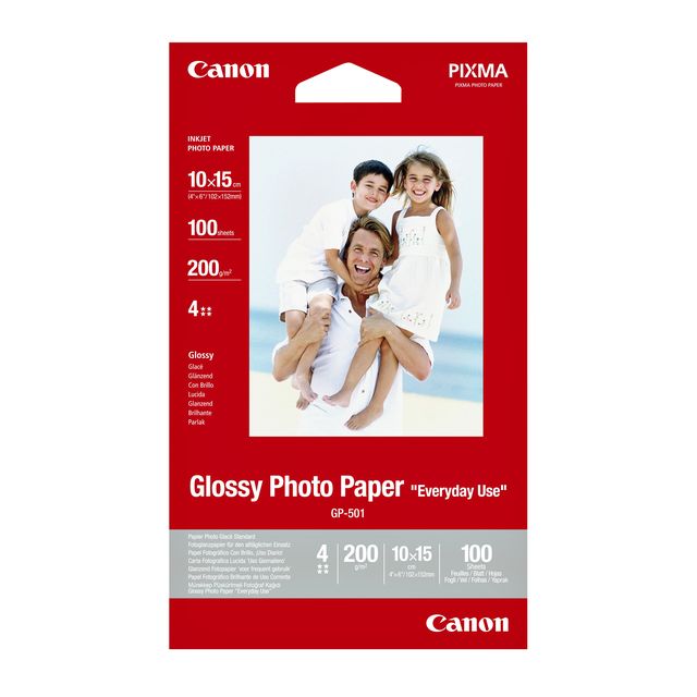 Canon - Inkjet-Papier GP-501 10x15cm 200gr glänzend 100 Blatt