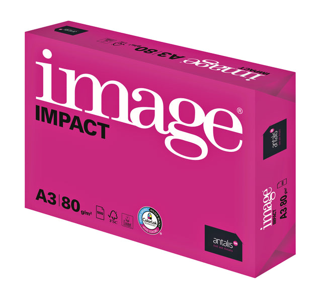 Kopieren Sie Papierbild Impact A3 80gr White 500vel