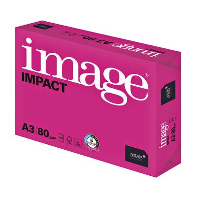 Quantore - Kopierpapier Impact A3 80gr weiß 500 Blatt