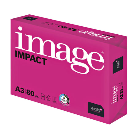Quantore - Kopierpapier Impact A3 80gr weiß 500 Blatt