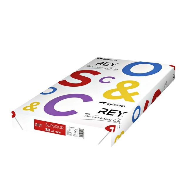Rey - Kopierpapier Superior A3 80gr weiß 500 Blatt