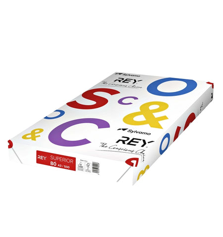 Rey - Kopierpapier Superior A3 80gr weiß | 5 Stück