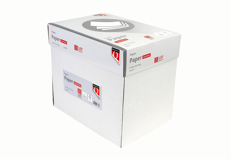 Quantore - Kopierpapier Economy Nonstop A4 80gr weiß 2500 Blatt