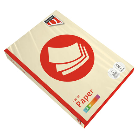 Quantore - Kopierpapier Farbe A4 120gr Elfenbein 250 Blatt | 5 Stück