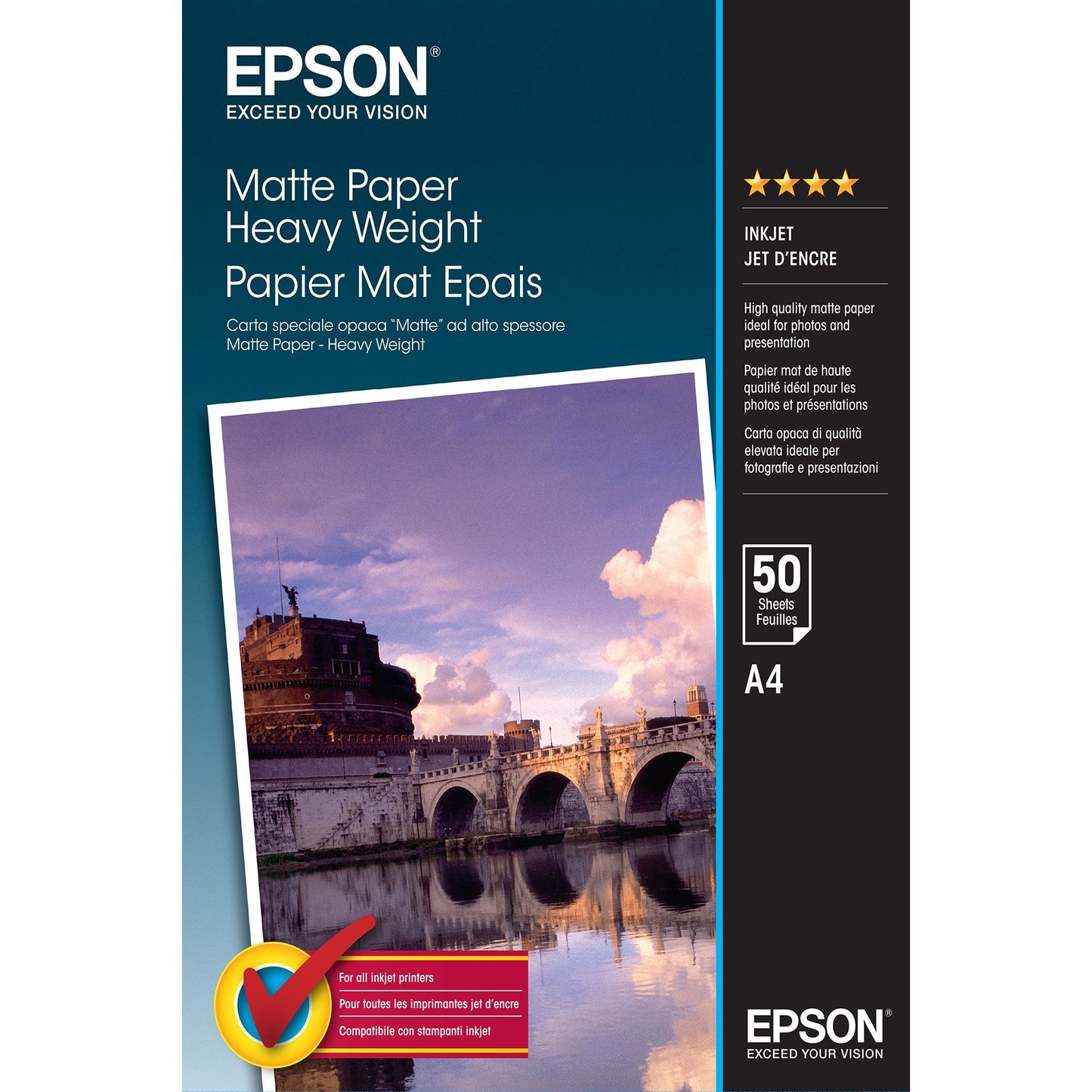 Epson - Inkjet-Papier s041256 A4 167gr matt