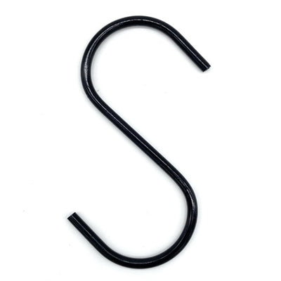 Klika - S-Drahthaken 100 mm schwarz, 4 mm stark