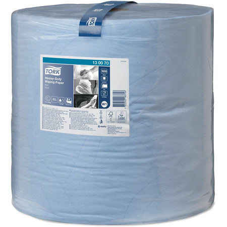 Tork - Heavy Duty Reinigungspapierrolle 2-lagig, System W1, blau