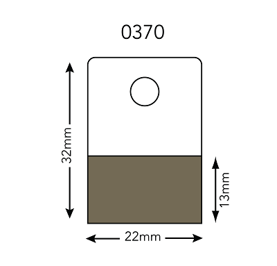 Klika - Headerkarte 22x32 mm Rundlochblech 1008 Stück 3 Stück