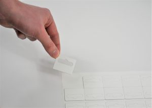 Klika - Headerkarte 40x32 mm Schlitzblatt 1000 Stück 3 Stück