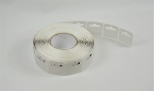 Klika - Headerkarte 50x50 mm Schlitzrolle 1000 Stück 2 Stück