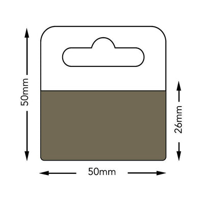 Klika - Aufhänger 50x50 mm Feststellrolle 2000 2 Stück