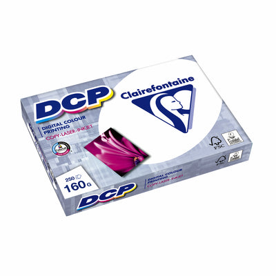 Clairefontaine - Laserpapier DCP A4 160gr weiß 250 Blatt