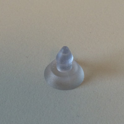 Klika -  Zuignap transp 14 mm punt pijl 100 stuks