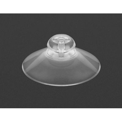 Klika - Saugnapf transp 40 mm ohne Haken 100 Stück 10 Stück
