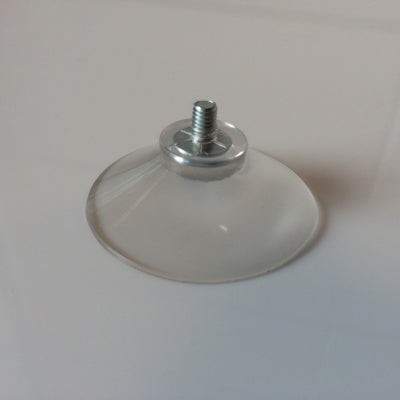 Klika - Saugnapf 40mm mit Gewinde M4 x 6mm Länge 3 Stück