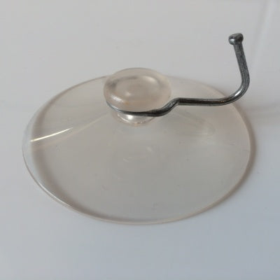 Klika - Saugnapf transp 60 mm mit Haken 100 Stk. 4 Stück
