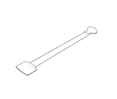 Klika - Wobbler transparent 20cm 100 Stück 6 Stück