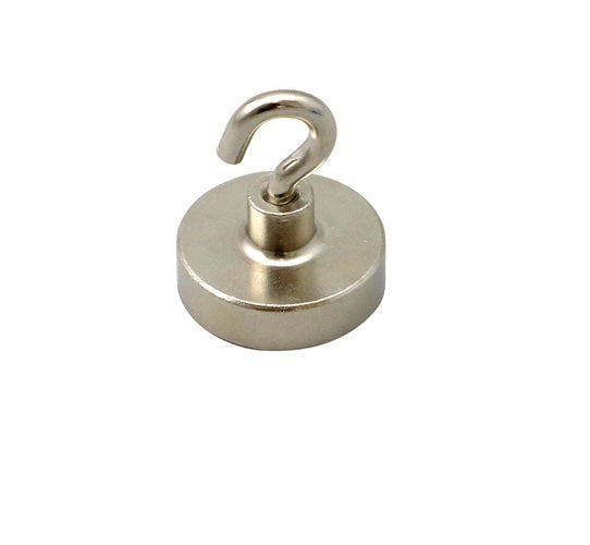 Klika - Deckenmagnet mit Haken Silber 25 mm 18 kg - 30 Stücke