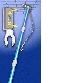 Klika -  Telescoop stok met magneet 45-140cm