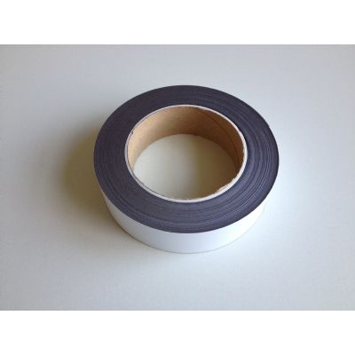 Klika -  Magneetband wit rol 10 meter breed 15mm