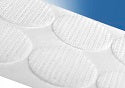Klika -  Klitte-rondjes 19mm wit haak rol 1100 st