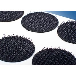 Klika -  Klitte-rondjes 19mm zwart haak rol 1000