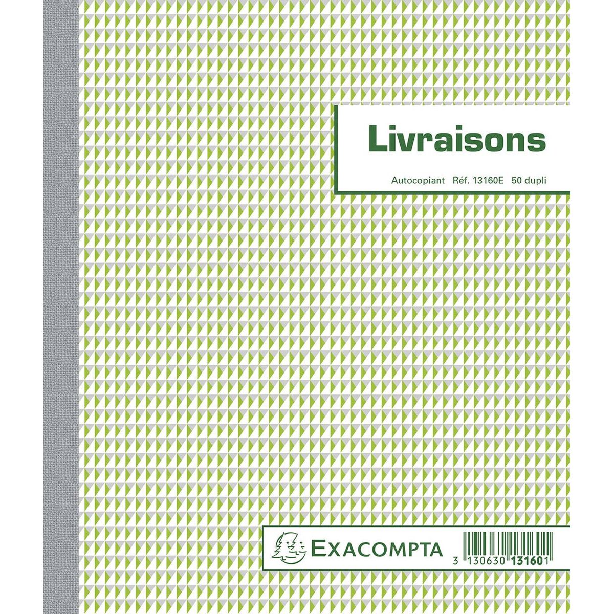 Exacompta – Zubehör, ft 21 x 18 cm, Dupli (50 x 2 Blatt), Französisch