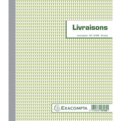 Exacompta – Zubehör, ft 21 x 18 cm, Dupli (50 x 2 Blatt), Französisch