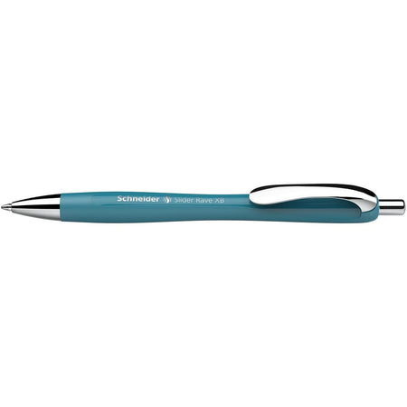 Schneider -  balpen Slider Rave, extra breed, blauwe inkt, teal