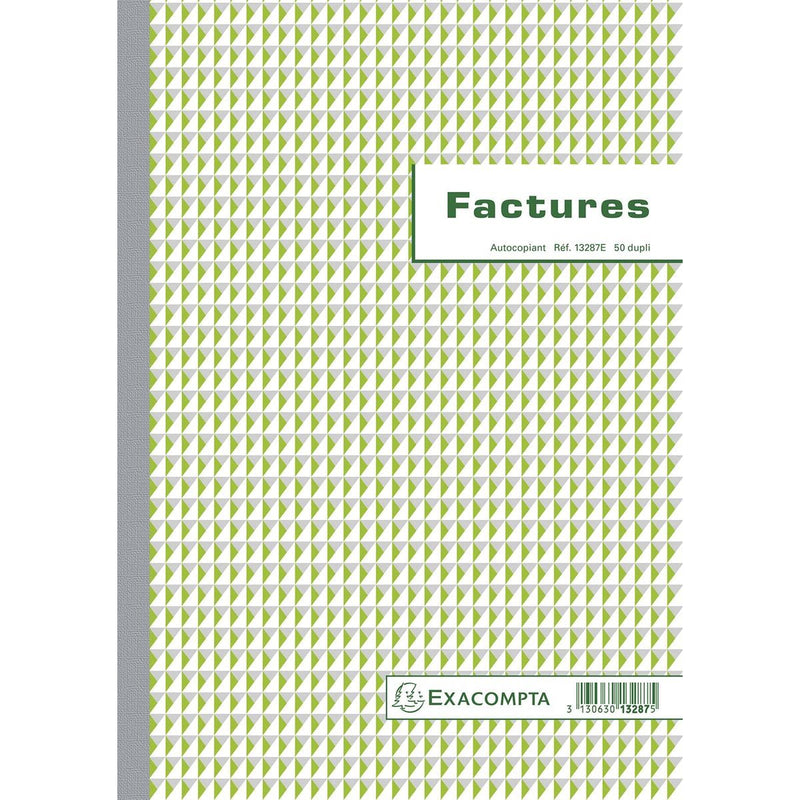 Exacompta – Rechnungen, ft 29,7 x 21 cm, Duplikat, Französisch