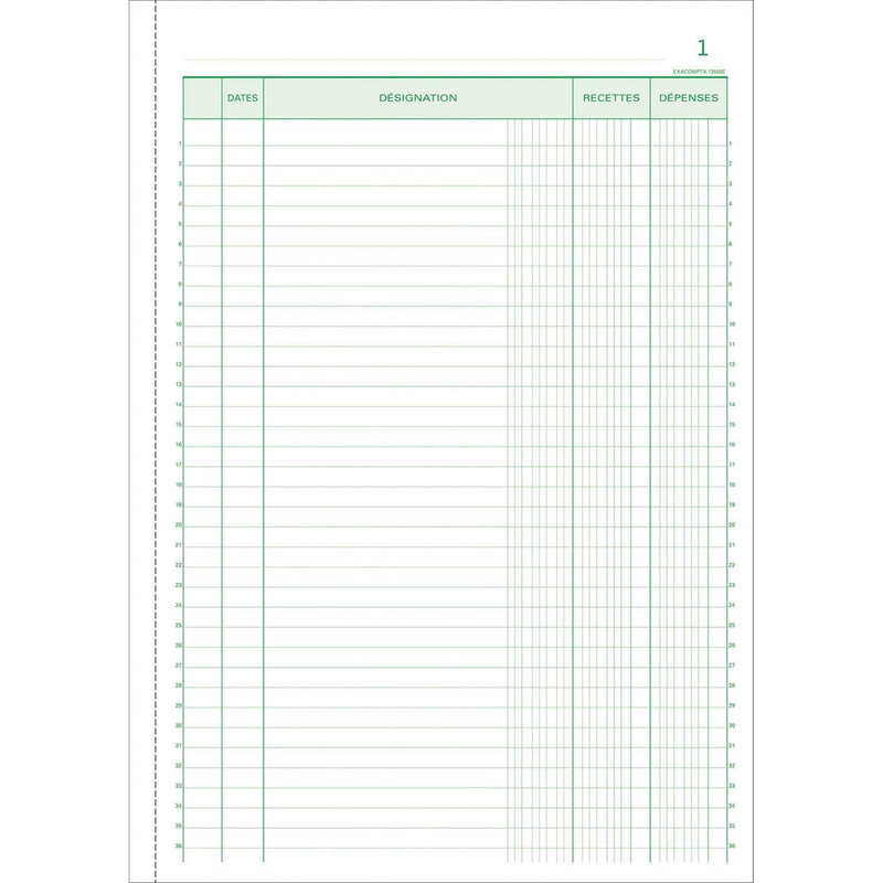 Exacompta – Editionen, ft 29,7 x 21 cm, auf Französisch