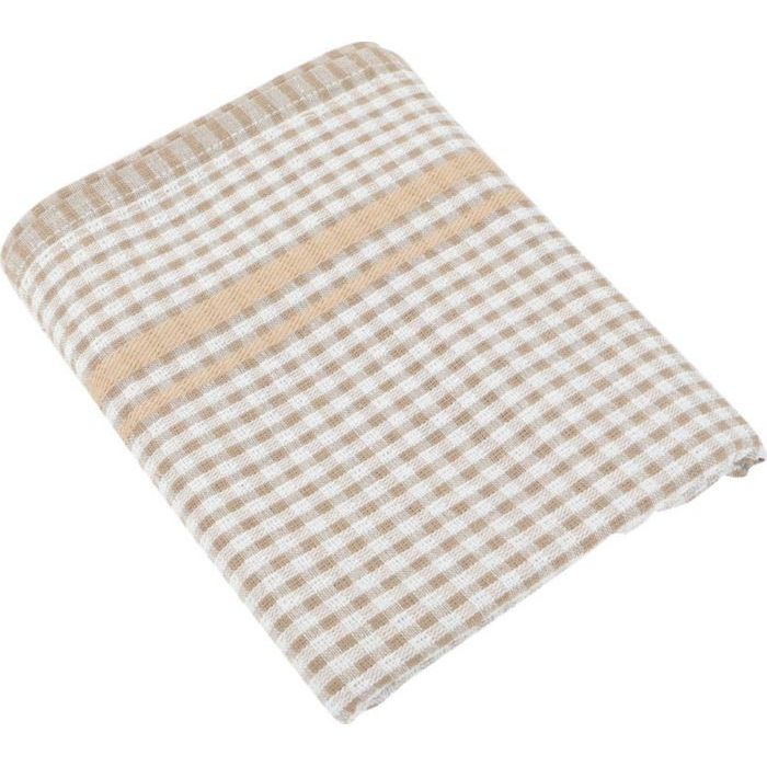 Klika - Handtuch, ft 50 x 70 cm, Waffelmuster, Beige, 3er Pack