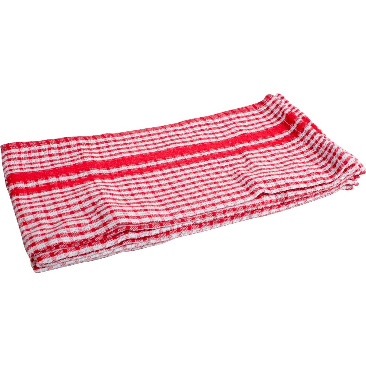 Klika - Handtuch, ft 50 x 70 cm, Waffelmuster, rot, 3er Pack