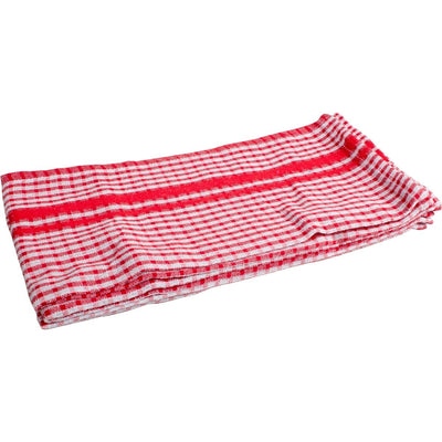 Klika - Handtuch, ft 50 x 70 cm, Waffelmuster, rot, 3er Pack