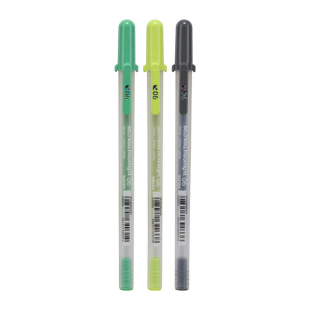 Sakura - Gel Writer Gelly Roll Moonlight 06 botanisches Set mit 3 Farben | 6 Stück